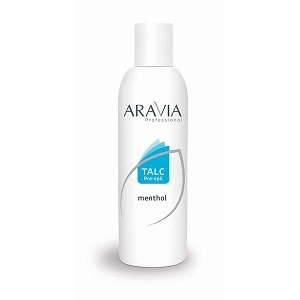 talk dlya depilyacii s mentolom 200 gr aravia professional rossiya