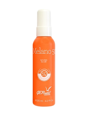 solncezashchitnoe molochko dlya lica i tela spf 50 melano 125 ml gernetic franciya