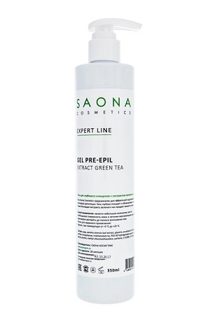 gel dlya glubokogo ochishcheniya kozhi pered depilyaciej s ekstraktom zelenogo chaya 350 ml saona cosmetics rossiya