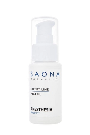 gel obezbolivayushchij dlya depilyacii anestesia 30 ml saona cosmetics rossiya
