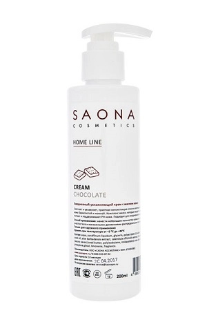 krem dlya tela ezhednevnyj uvlazhnyayushchij s maslom kakao 200 ml saona cosmetics rossiya