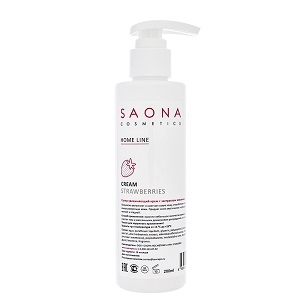 krem dlya tela superuvlazhnyayushchij s ekstraktom zemlyaniki 200 ml saona cosmetics rossiya