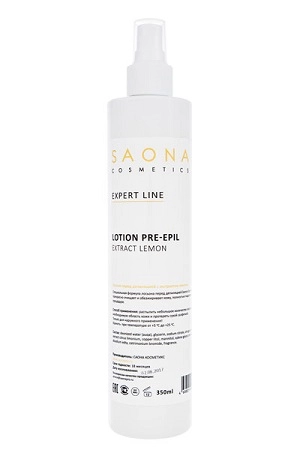 loson ochishchayushchij s ekstraktom limona 350 ml saona cosmetics rossiya