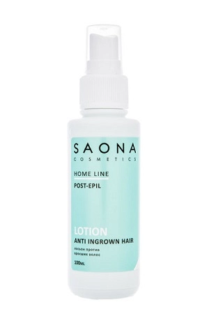 loson protiv vrosshih volos s fruktovymi kislotami anti ingrown hair 100 ml saona cosmetics rossiya