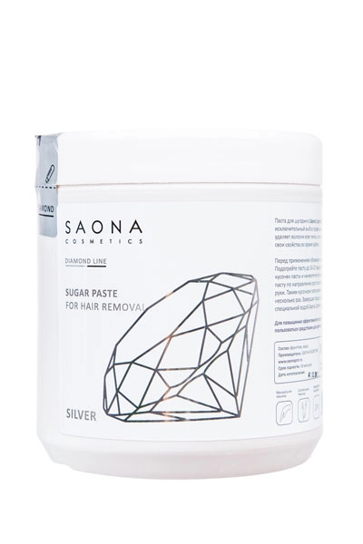 pasta dlya shugaringa silver myagkaya 1 kg 1000 gr saona cosmetics rossiya