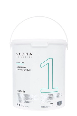 pasta dlya shugaringa 1 bandazhnaya 35 kg 3500 gr saona cosmetics rossiya