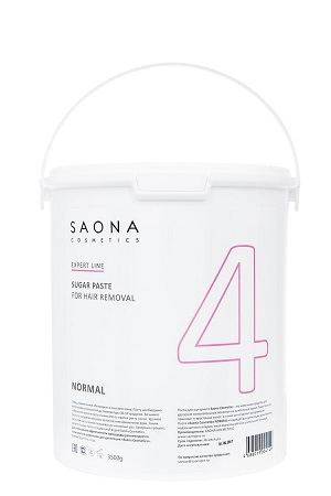 pasta dlya shugaringa 4 normalnaya 35 kg 3500 gr saona cosmetics rossiya
