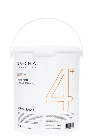 pasta dlya shugaringa 4 normalnaya bez razogreva 35 kg 3500 gr saona cosmetics rossiya