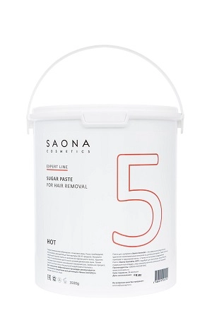pasta dlya shugaringa 5 tverdaya 3500 gr saona cosmetics rossiya