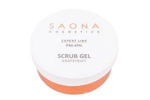 skrab ochishchayushchij dlya depilyacii s ekstraktom grejpfruta 300 ml saona cosmetics rossiya