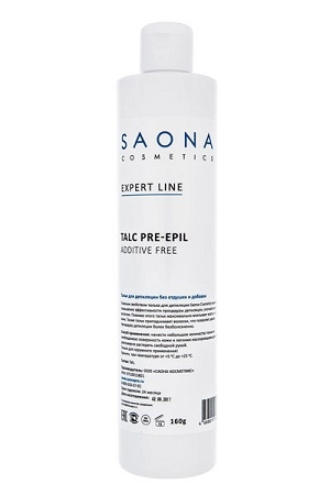 talk dlya depilyacii bez otdushek i dobavok 160 gr saona cosmetics rossiya