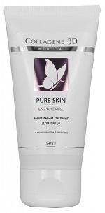 gel piling enzimnyj pure skin 50 ml collagene 3d rossiya