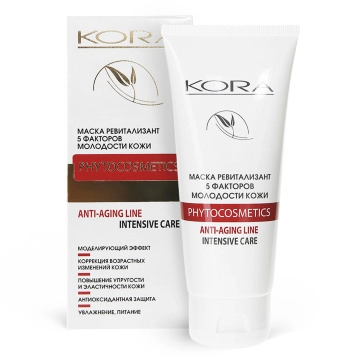 maska revitalizant 5 faktorov molodosti kozhi 100 ml kora phytocosmetics rossiya
