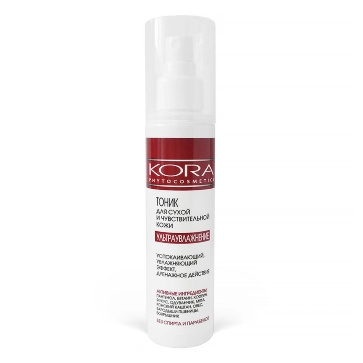 tonik dlya suhoj i chuvstvitelnoj kozhi ultrauvlazhnenie 150 ml kora phytocosmetics rossiya