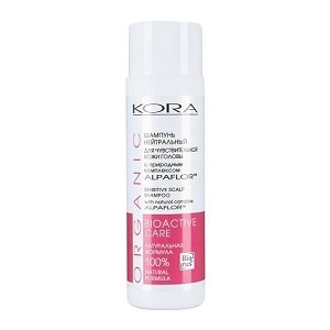 shampun nejtralnyj dlya chuvstvitelnoj kozhi golovy s prirodnym kompleksom alpaflor 250 ml kora phytocosmetics rossiya