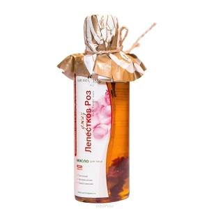 massazhnoe maslo dlya lica dzhaz lepestkov roz 200 ml aroma dzhaz rossiya