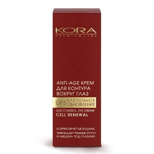 anti age krem dlya kontura vokrug glaz gf 5 kletochnoe obnovlenie 25 ml kora phytocosmetics rossiya