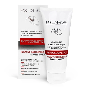 spa maska dlya lica obnovlyayushchaya s organomineralnym kompleksom 100 ml kora phytocosmetics rossiya