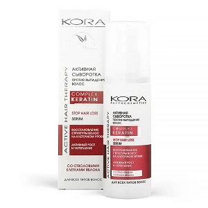 aktivnaya syvorotka protiv vypadeniya volos 100 ml kora phytocosmetics rossiya