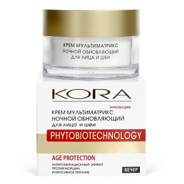 krem quotmultimatriksquot nochnoj obnovlyayushchij 50 ml kora phytocosmetics rossiya