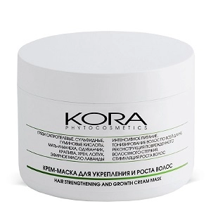 krem maska dlya ukrepleniya i rosta volos 300 ml kora phytocosmetics rossiya