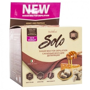 saharnaya pasta dlya depilyacii v domashnih usloviyah solo med i propolis 250 ml italwax italiya