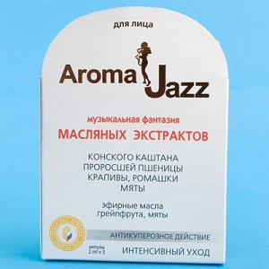 maslyanyj ekstrakt dlya lica ot kuperoza 2 ml 5 ampul aroma dzhaz rossiya