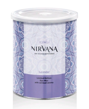 teplyj vosk v banke dlya depilyacii po maslu nirvana lavanda 800 ml italwax italiya