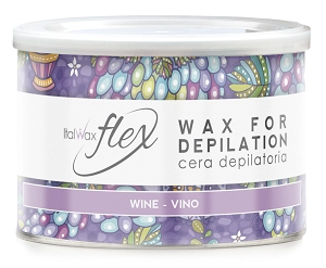 teplyj vosk flex v banke vino 400 ml italwax italiya