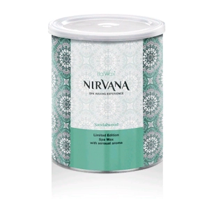 teplyj vosk v banke dlya depilyacii po maslu nirvana sandal 800 ml italwax italiya
