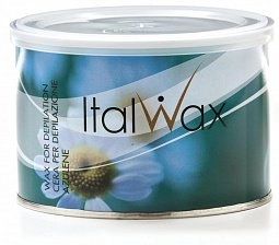teplyj vosk dlya depilyacii v banke azulen 400 ml italwax italiya