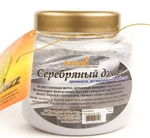 plastificiruyushchaya alginatnaya maska dlya lica serebryanyj dzhaz antikuperoz 700 gr aroma dzhaz rossiya