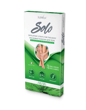 voskovye poloski solo s aloe vera dlya tela 12 sht upk italwax italiya