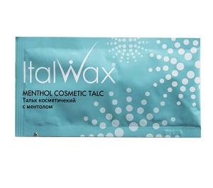 talk kosmeticheskij dlya depilyacii s mentolom sashe 3 gr italwax italiya