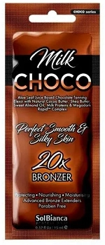 krem dlya zagara v solyarii choco milk 20x bronzers 15 ml solbianca rossiya