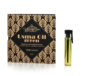 maslo listev usmy dlya brovej i resnic quotusma oil greenquot 2 ml my henna rossiya