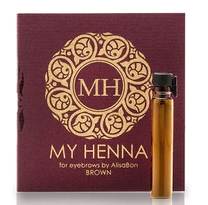 hna dlya okraski brovej quotmy hennaquot korichnevaya 2 ml my henna rossiya