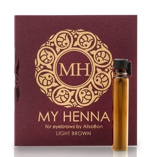 hna dlya okraski brovej quotmy hennaquot svetlo korichnevaya 2 ml my henna rossiya
