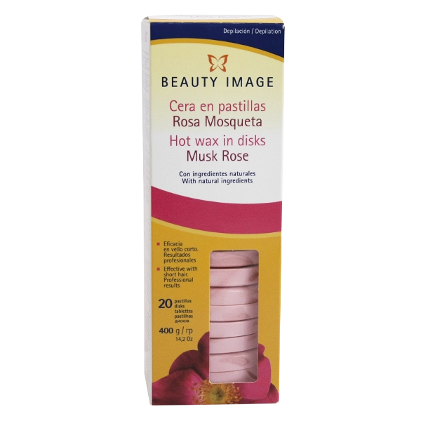 vosk goryachij dlya domashnego primeneniya muskatnaya roza v diskah 400 gr beauty image ispaniya