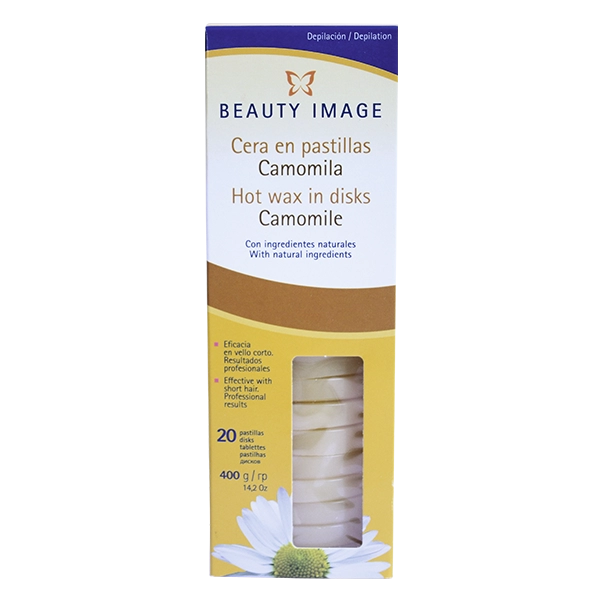 vosk goryachij dlya domashnego primeneniya romashka v diskah 400 gr beauty image ispaniya