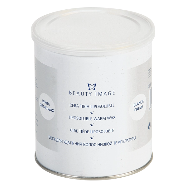 vosk teplyj v banke belyj s maslom karite 800 ml beauty image ispaniya