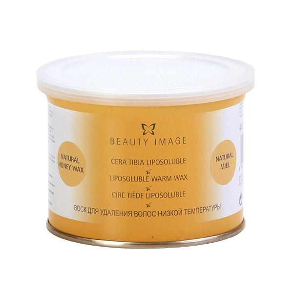 vosk teplyj v banke zheltyj naturalnyj 400 ml beauty image ispaniya