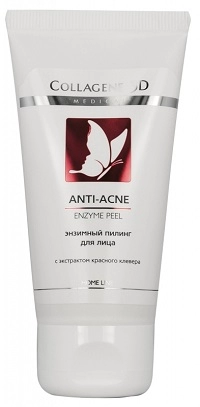 gel piling dlya lica enzimnyj anti acne 50 ml collagene 3d rossiya