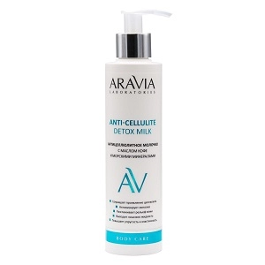 anticellyulitnoe molochko s maslom kofe i morskimi mineralami anti cellulite detox milk 200 ml aravia laboratories rossiya