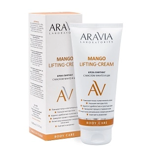 krem lifting dlya tela s maslom mango i shi mango lifting cream 200 ml aravia laboratories rossiya