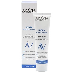 maska filler dlya lica uvlazhnyayushchaya s gialuronovoj kislotoj hydra boost mask 100 ml aravia laboratories rossiya