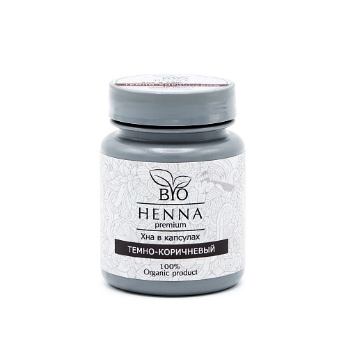 hna v kapsulah temno korichnevyj 30 sht bio henna premium indiya
