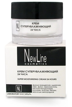 nl krem dlya lica superuvlazhnyayushchij 24 chas 50 ml new line rossiya