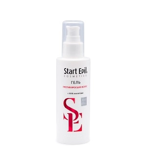 gel protiv vrosshih volos s ana kislotami 160 ml start epil rossiya