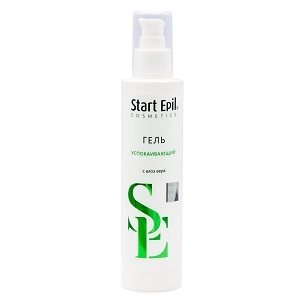 gel uspokaivayushchij s aloe vera 200 ml start epil rossiya